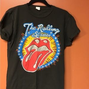 Rolling Stones T-Shirt Tattoo You Sz XS Black